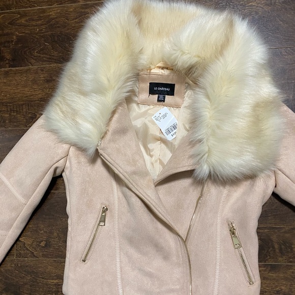 Le chateau faux suede jacket with faux fur lining - Picture 4 of 4